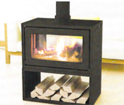 Canature p3 F double sided freestanding with log holder