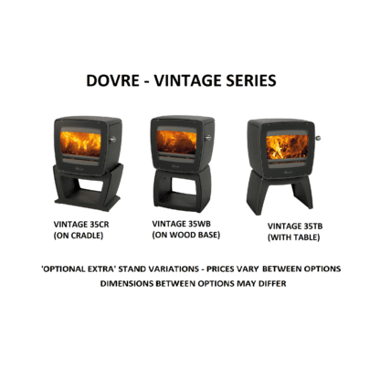 GC Fires - Dovre - Vintage 35 - woodburning cast iron fireplace - 9kW - closed combustion fireplace (1)