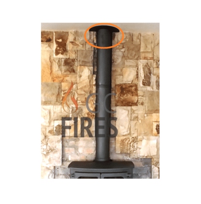 GC Fires - Ceiling plate - floor - wall - flue kit parts & accessories - 304 stainless steel - Atritube - closed combustion fireplace installation (2)