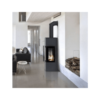 GC Fires - Kratki THOR 8 View - 8kW - Freestanding - Closed combustion wood burning fireplace - Accumote - Dimensions (2)