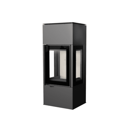 GC Fires - Kratki THOR 8 View - 8kW - Freestanding - Closed combustion wood burning fireplace - Accumote - Dimensions (6)
