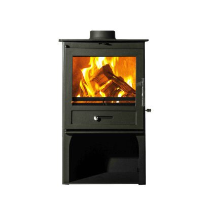Sentinel Ottawa Compact with log stand - steel closed combustion fireplace (1)