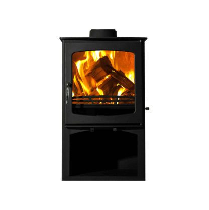 Sentinel Ottowa Curve with log stand - steel closed combustion fireplace (8)