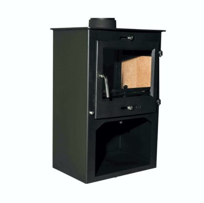 Sentinel Ottowa Square with log stand - steel closed combustion fireplace (9)
