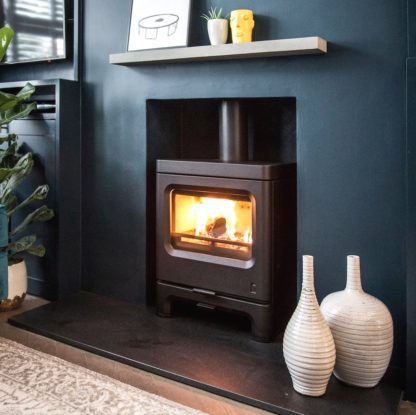 GC Fires - Charnwood Skye low stand 5kW - closed combustion fireplace - multi fuel - cast iron (3)
