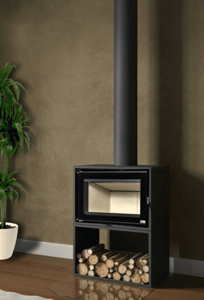 GC Fires - Northern Flame-Kenna 65 Freestanding - with stand - 10kW closed combustion fireplace - Eco-design (2)
