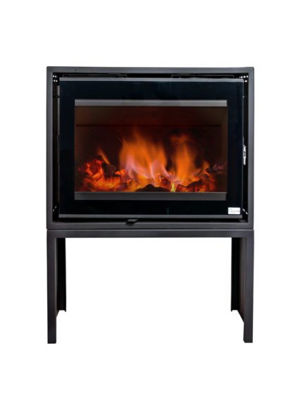 GC Fires - Northern Flame-Kenna 65 Freestanding - with stand - 10kW closed combustion fireplace - Eco-design (11)