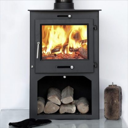 Northern Flame Azar 12kw log stand - Ecosy Design - multifuel closed combustion fireplace (2)2