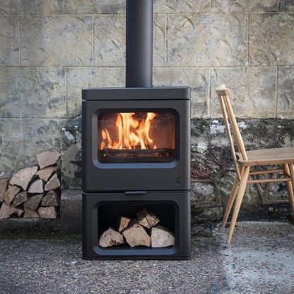 GC Fires - Charnwood Skye store stand 5kW - closed combustion fireplace - multi fuel - cast iron (8)