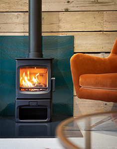 GC Fires - Charnwood Aire 3 store stand - 3.7kW closed combustion fireplace - SIA Eco-ready design BLU (2)