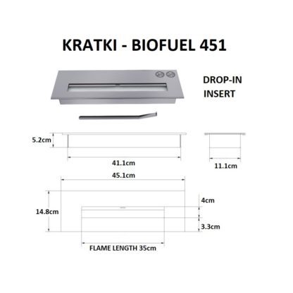 GC Fires - Kratki - Biofuel 451 - insert - drop-in fireplace (1)