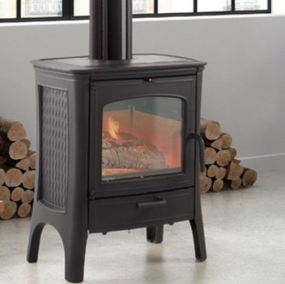 GC Fires - Hergom - E-20 NS - 12kW- closed combustion fireplace - freestanding cast iron (3)