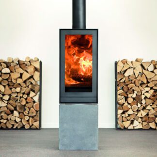 GC Fires - Nestor Martin - TQH-13 - 8 kW - wood-burning closed combustion fireplace - rotating stand (4)