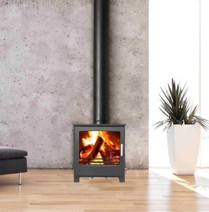 GC Fires - Sentinel Ottawa Square 8 - 8.4kW - multifuel closed combustion fireplace (1)