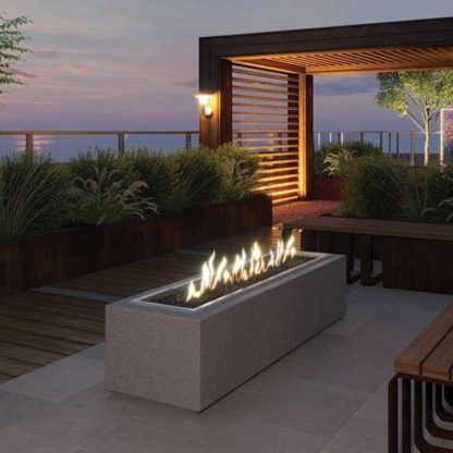 GC Fires - SAFire - The Slab Firepit - Outdoor Gas Patio Heating - Concrete -freestanding 1