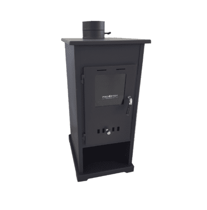 GC Fires - Pure Stoves Mini BL 5kW - wood-burning closed combustion fireplace - steel (1)