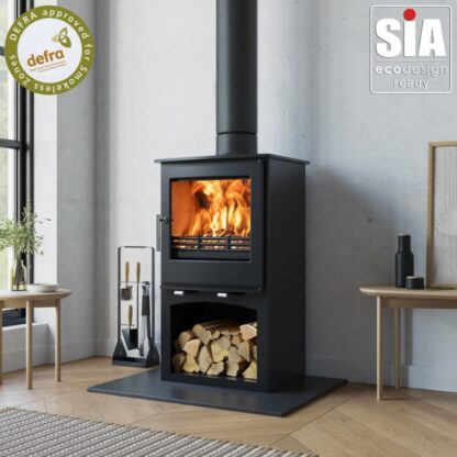 GC Fires - Ecosy - Snug with Stand 10kW - multi-fuel closed combustion fireplace -Eco-Design 2022 ready - clearSkies 5 - defra-approved (1) (1)
