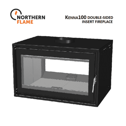 GC Fires - Northern Flame Kenna 100 Double-Sided Built-in - 15kW - Eco-Design 2022 - Closed combustion fireplace (1)