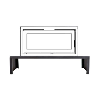Northern Flame-Kenna 100 Double-sided Freestanding - bench stand - 15.2kW closed combustion fireplace - Eco-design (4)