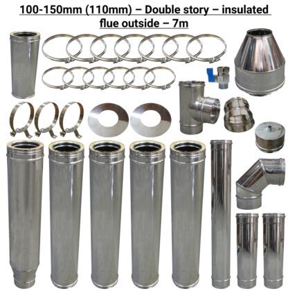 100-150mm (110mm) – Double story – insulated