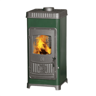 GC Fires - Plamen - Dora 8 - Green - 8kW - woodburning - closed combustion fireplace (1)