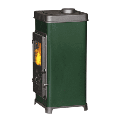 GC Fires - Plamen - Dora 8 - Green - 8kW - woodburning - closed combustion fireplace (2)