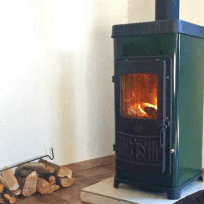 GC Fires - Plamen - Dora 8 - Green - 8kW - woodburning - closed combustion fireplace (3)